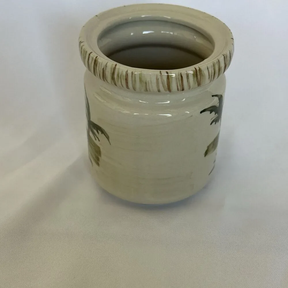 Mulberry Home Collection TROPIC TROPICAL PALM Lidded Rubber Seal 6.5